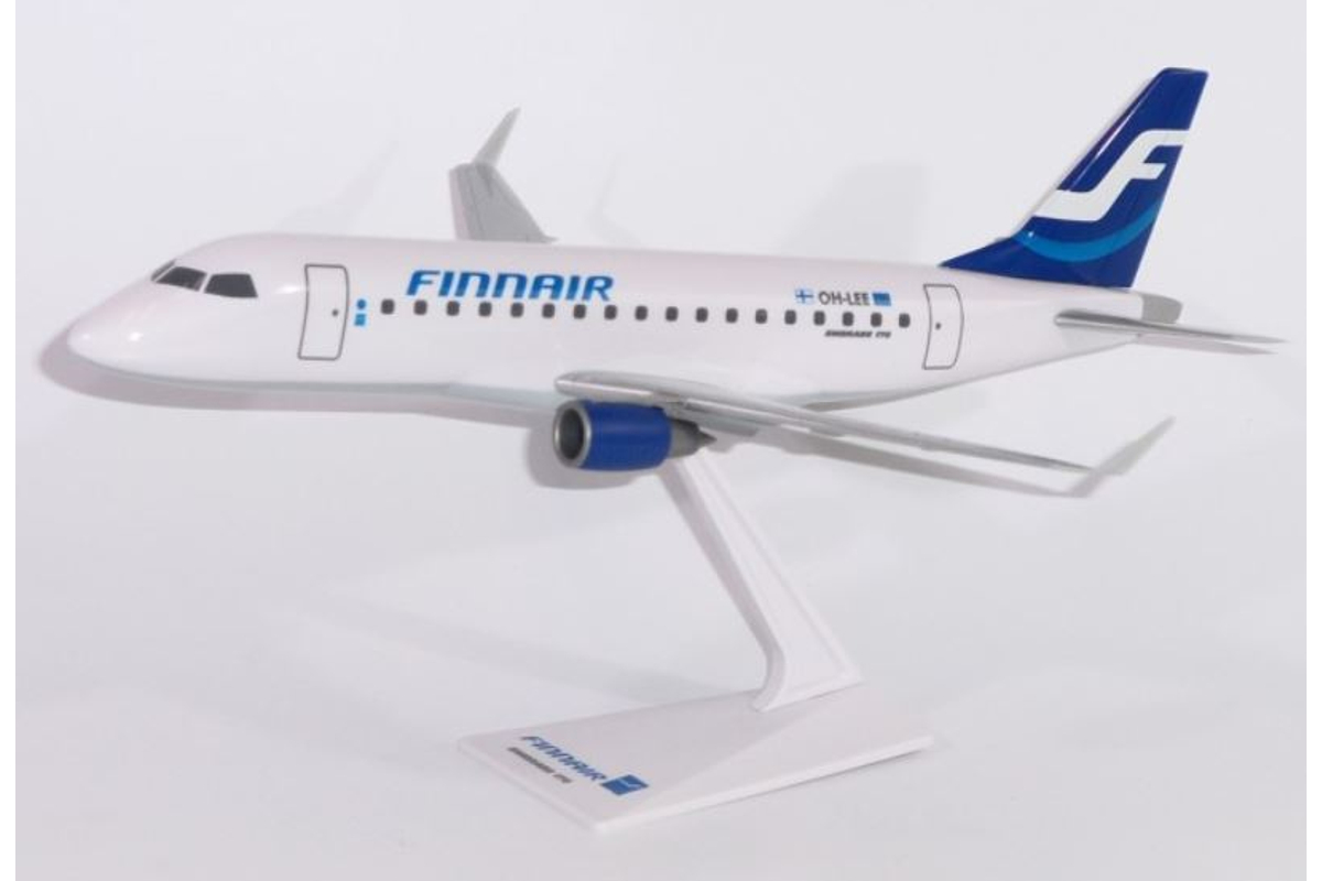 Embraer ERJ170 Finnair repülőgép modell