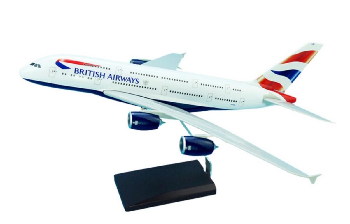 Airbus A380 British Airways repülőgép modell G-XLEL