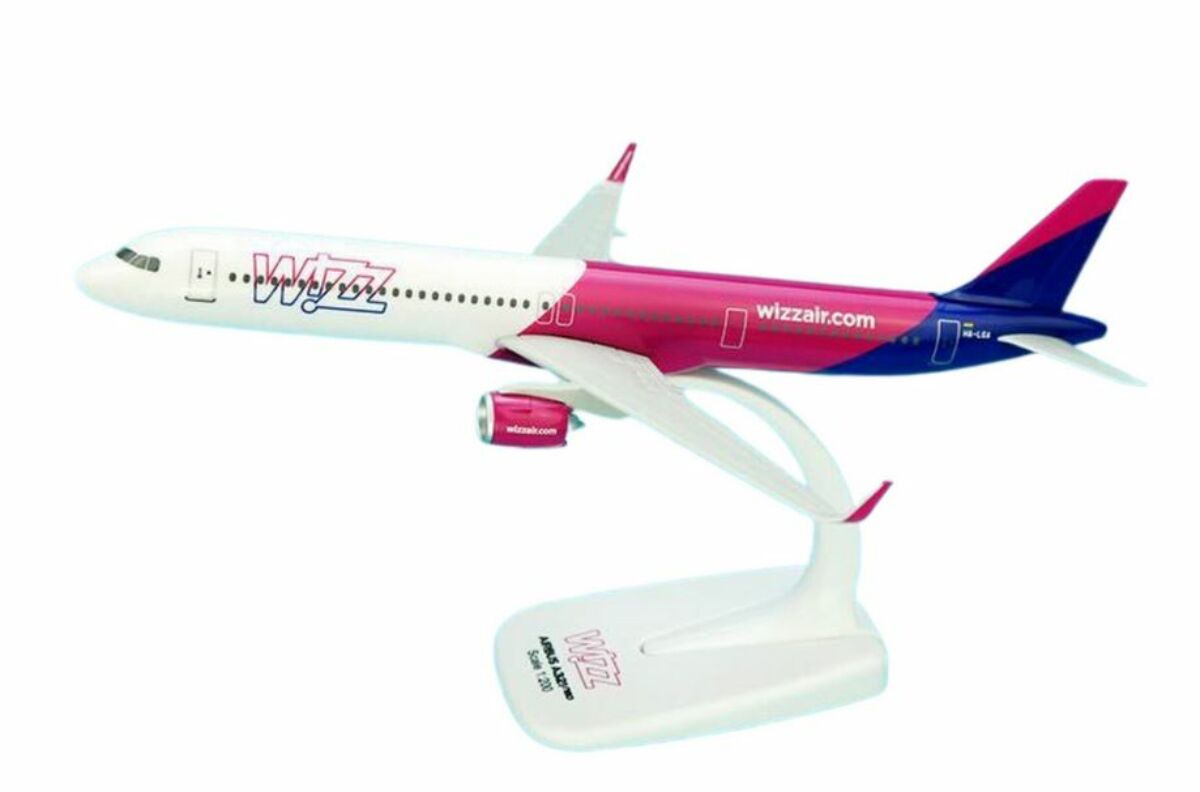 Airbus A321neo Wizz Air repülőgép modell HA-LGA