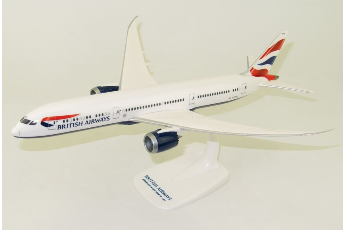 Boeing 787-9 British Airways repülőgép modell G-ZBKA