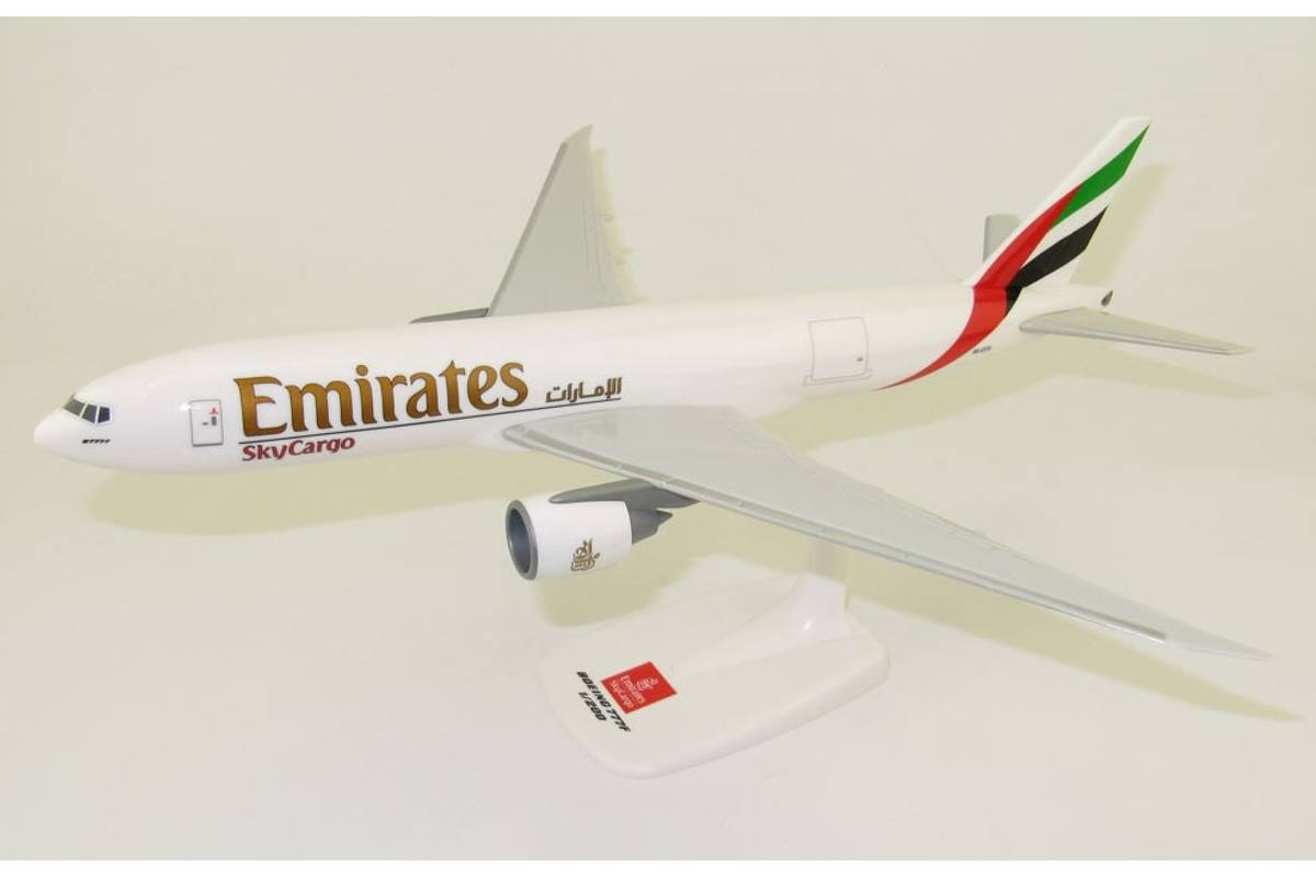 Boeing 777-200F Emirates Skycargo repülőgép modell