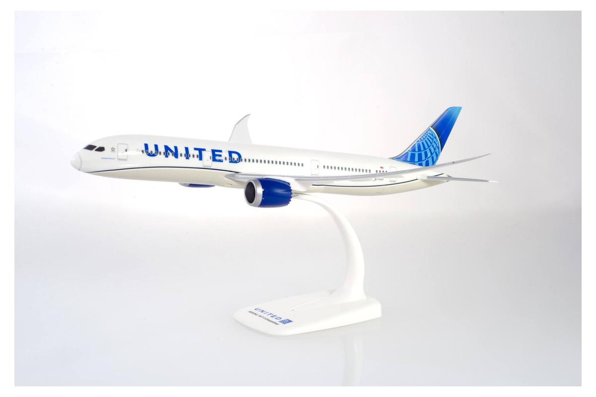 Boeing 787-9 United repülőgép modell 
