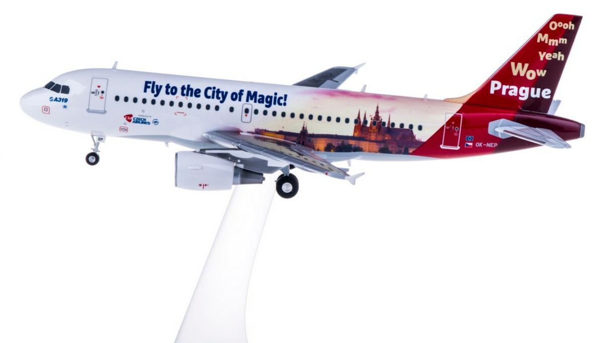 Airbus A319 CSA "Prague - City of Magic" modell OK-NEP