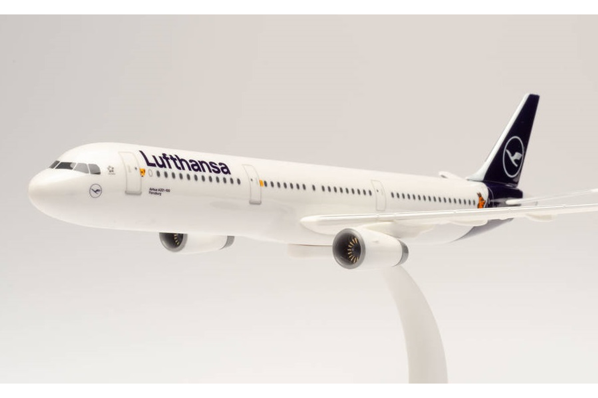Airbus A321 Lufthansa "Die Maus" repülőgép modell D-AIRY