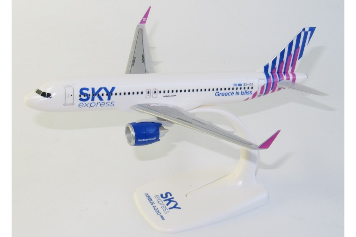 Airbus A320neo Sky Express repülőgép modell SX-IOG