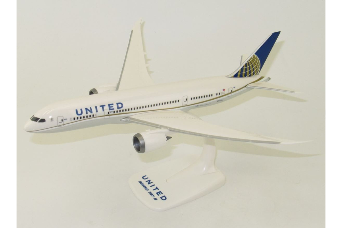 Boeing 787-8 United repülőgép modell