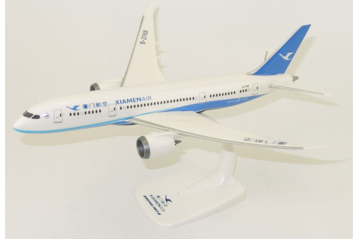 Boeing 787-8 Dreamliner Xiamen Air repülőgép modell