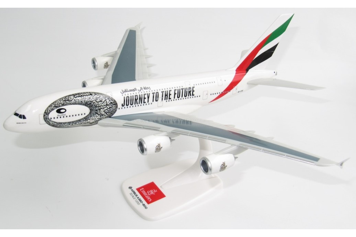 Airbus A380 Emirates "Journey to the Future" modell A6-EVK