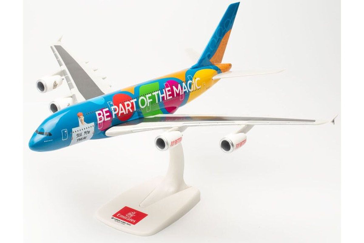 Airbus A380 Emirates "DUBAI EXPO/Be Part Of The Magic" modell A6-EOT