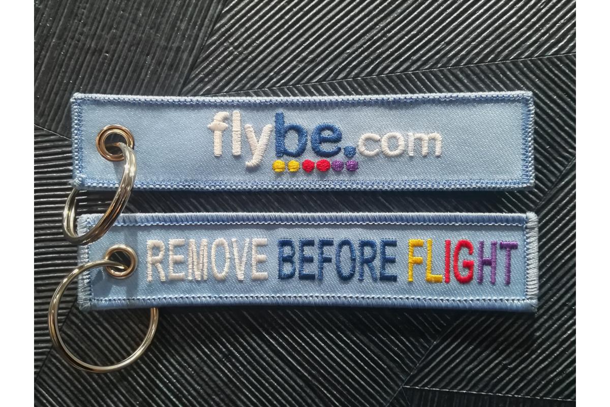 Flybe Remove Before Flight kulcstartó