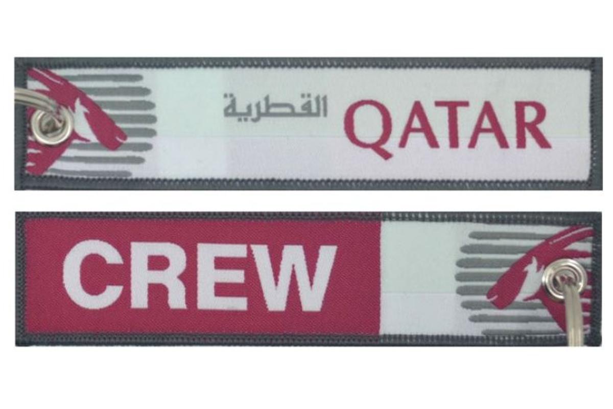 Qatar Crew kulcstartó
